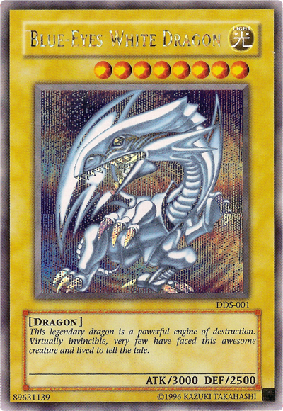 Blue-Eyes White Dragon (Dark Duel Stories) [DDS-001] Secret Rare | The Time Vault CA