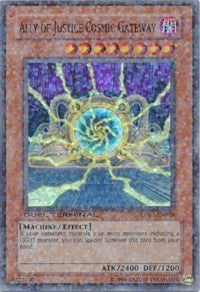 Ally of Justice Cosmic Gateway [DT02-EN028] Super Rare | The Time Vault CA