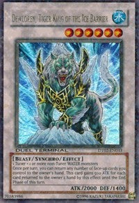 Dewloren, Tiger King of the Ice Barrier [DT02-EN033] Ultra Rare | The Time Vault CA