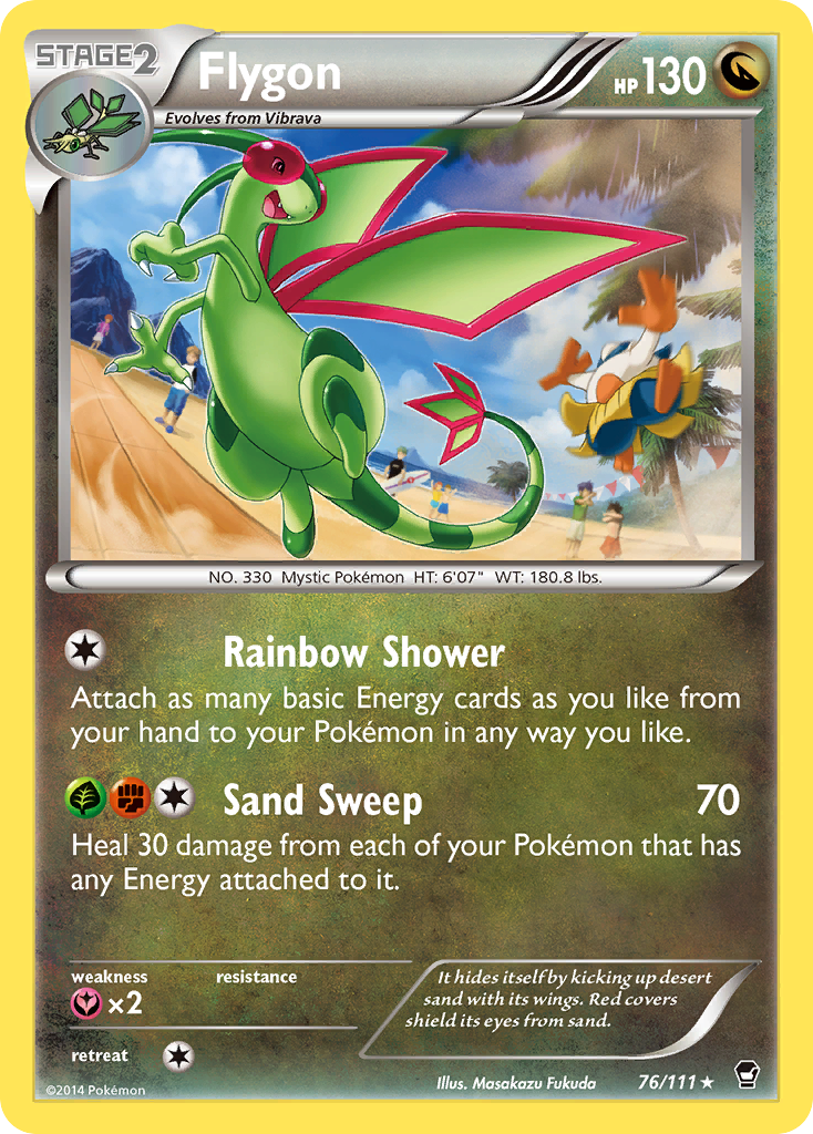 Flygon (76/111) [XY: Furious Fists] | The Time Vault CA