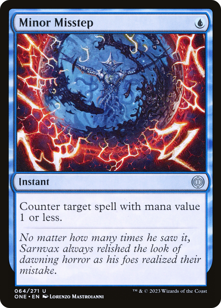 Minor Misstep [Phyrexia: All Will Be One] | The Time Vault CA