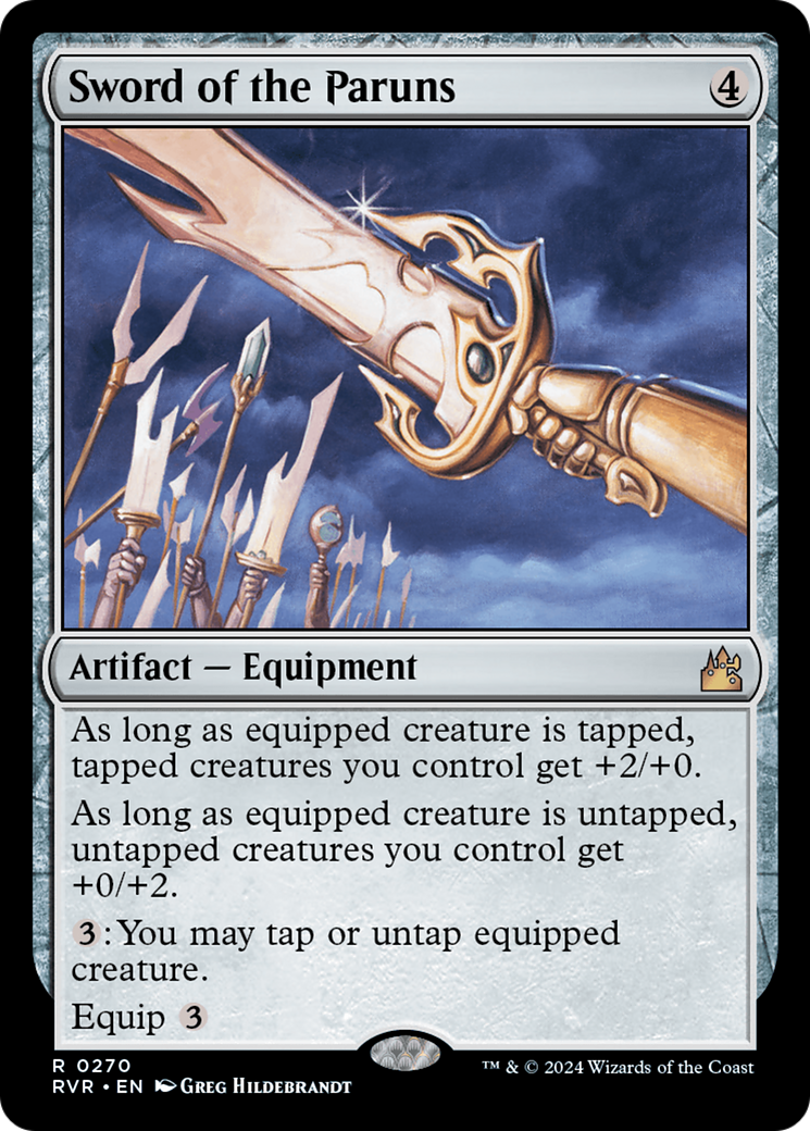 Sword of the Paruns [Ravnica Remastered] | The Time Vault CA