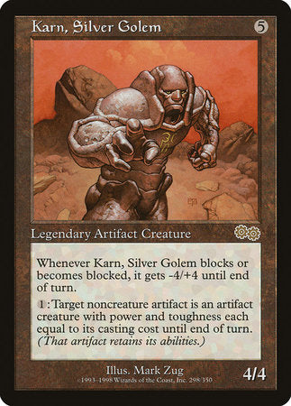 Karn, Silver Golem [Urza's Saga] | The Time Vault CA