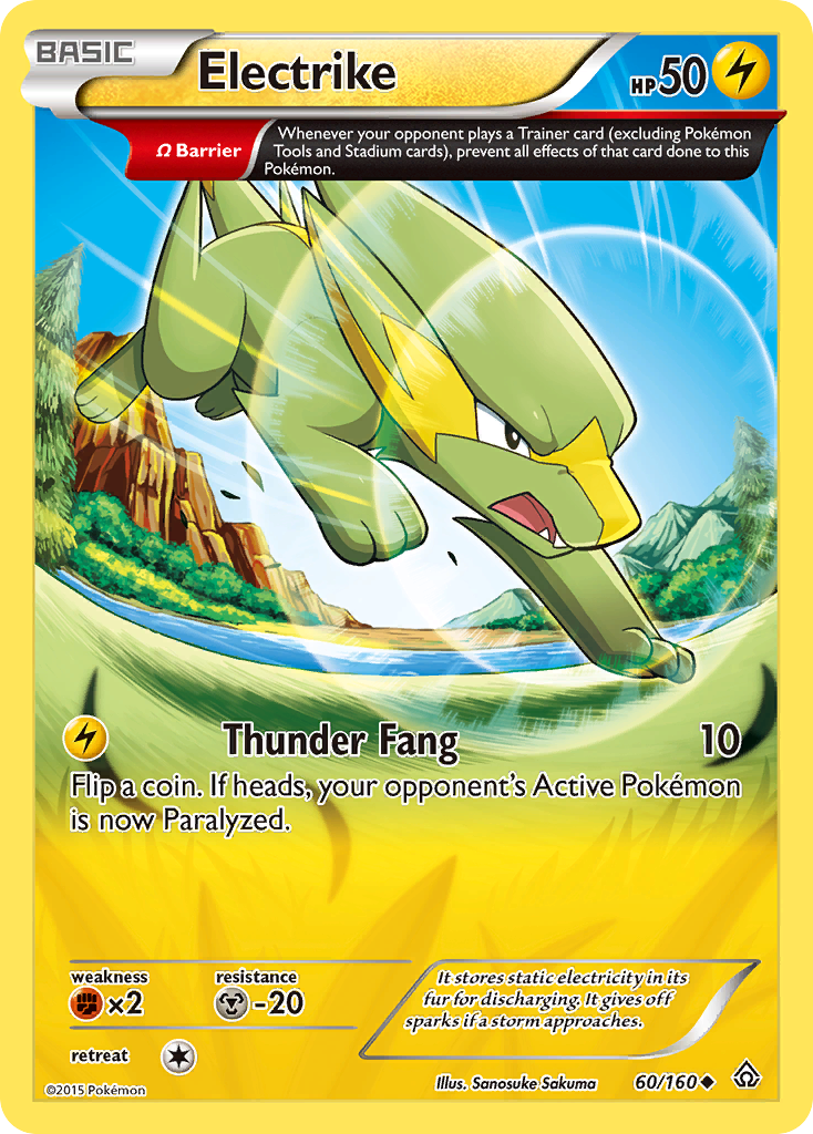 Electrike (60/160) [XY: Primal Clash] | The Time Vault CA