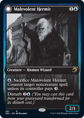 Malevolent Hermit // Benevolent Geist [Innistrad: Double Feature] | The Time Vault CA