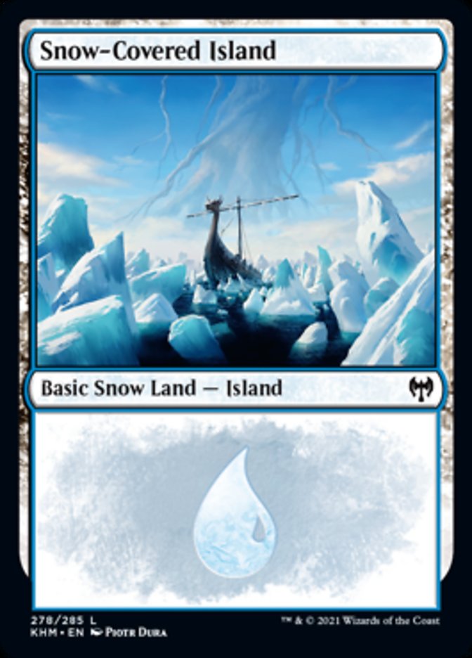 Snow-Covered Island (278) [Kaldheim] | The Time Vault CA