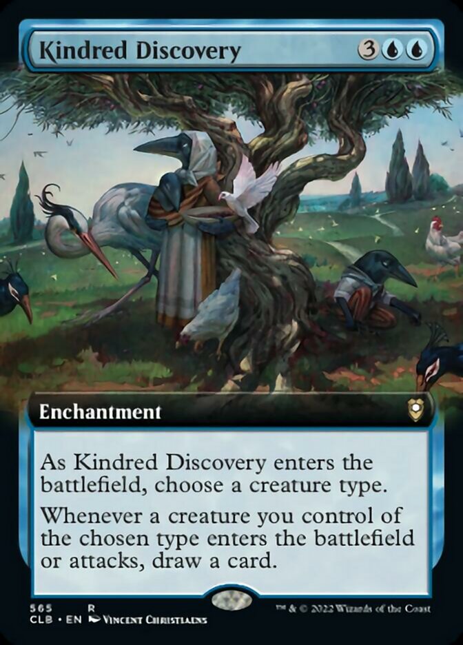 Kindred Discovery (Extended Art) [Commander Legends: Battle for Baldur's Gate] | The Time Vault CA