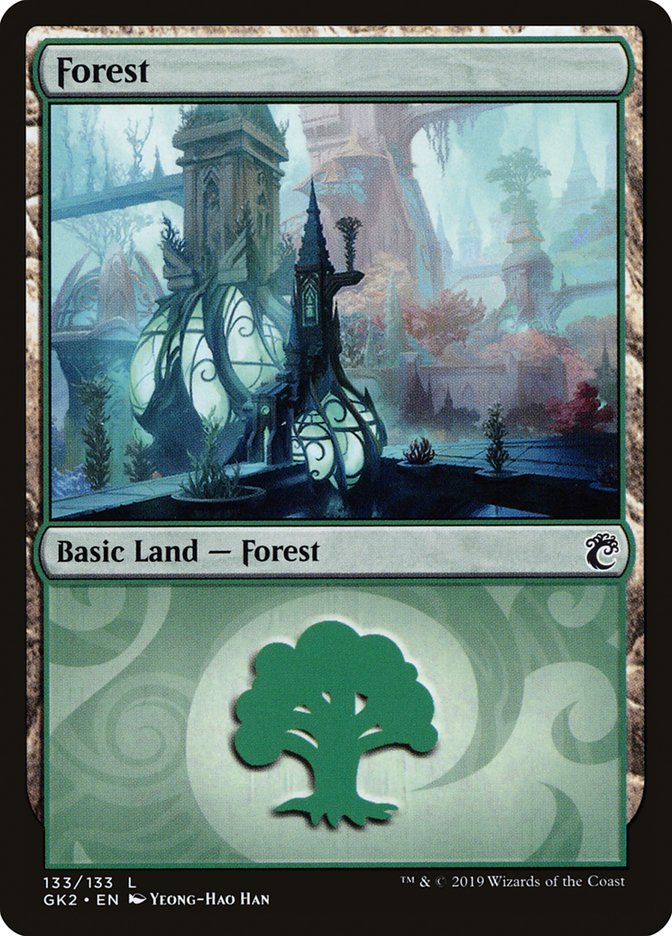 Forest (133) [Ravnica Allegiance Guild Kit] | The Time Vault CA