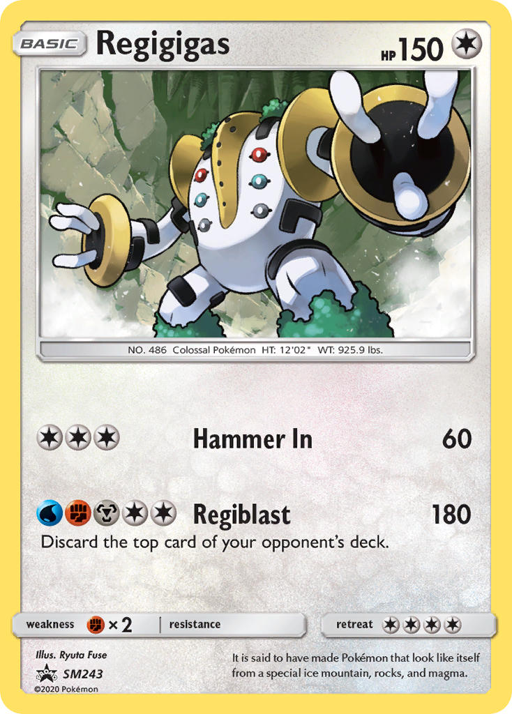Regigigas (SM243) [Sun & Moon: Black Star Promos] | The Time Vault CA