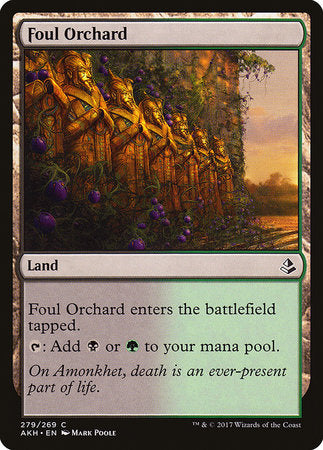 Foul Orchard [Amonkhet] | The Time Vault CA