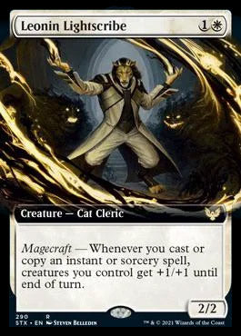 Leonin Lightscribe (Extended) [Strixhaven: School of Mages] | The Time Vault CA