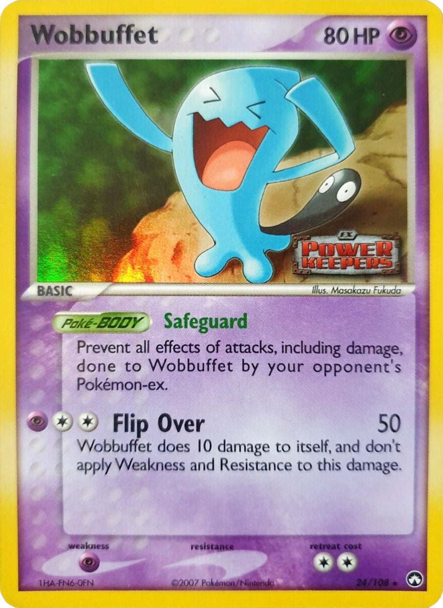 Wobbuffet (24/108) (Stamped) [EX: Power Keepers] | The Time Vault CA