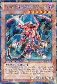 White-Horned Dragon [DT07-EN009] Rare | The Time Vault CA