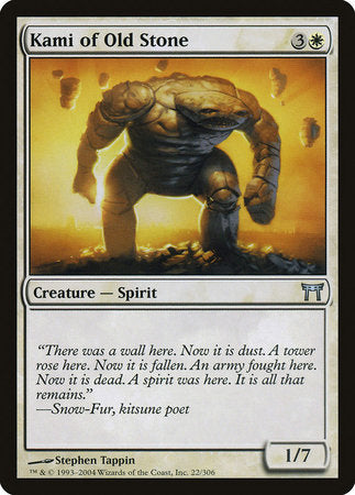 Kami of Old Stone [Champions of Kamigawa] | The Time Vault CA