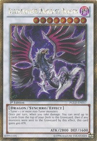 Blackfeather Darkrage Dragon [PGLD-EN017] Gold Secret Rare | The Time Vault CA