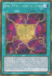 Rank-Up-Magic Argent Chaos Force [PGLD-EN027] Gold Secret Rare | The Time Vault CA