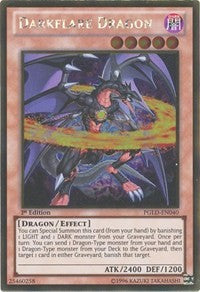 Darkflare Dragon [PGLD-EN040] Gold Rare | The Time Vault CA