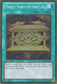 Gold Sarcophagus [PGLD-EN068] Gold Rare | The Time Vault CA