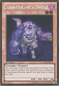 Plaguespreader Zombie [PGLD-EN074] Gold Rare | The Time Vault CA