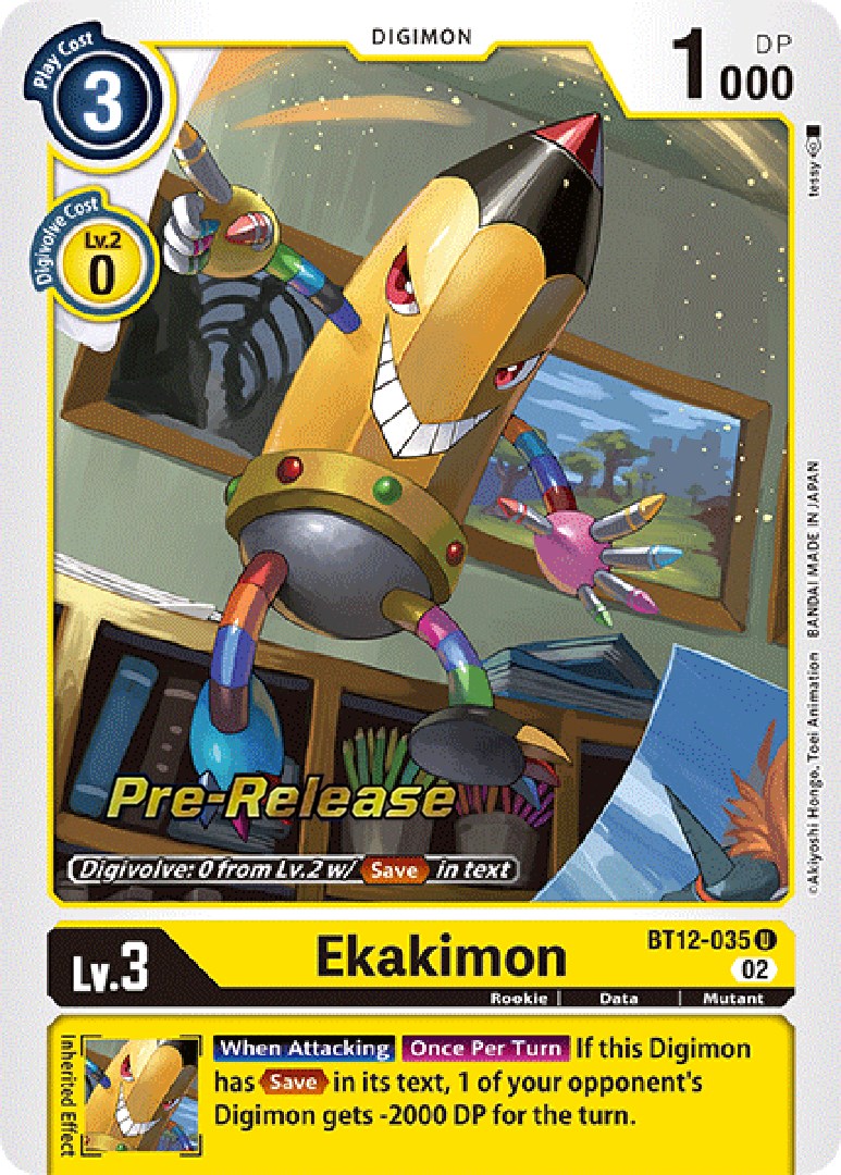 Ekakimon [BT12-035] [Across Time Pre-Release Cards] | The Time Vault CA