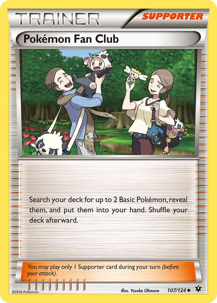 Pokemon Fan Club (107/124) [XY: Fates Collide] | The Time Vault CA
