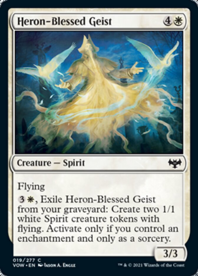 Heron-Blessed Geist [Innistrad: Crimson Vow] | The Time Vault CA