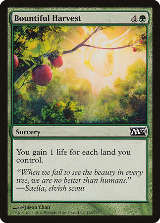 Bountiful Harvest [Magic 2012] | The Time Vault CA