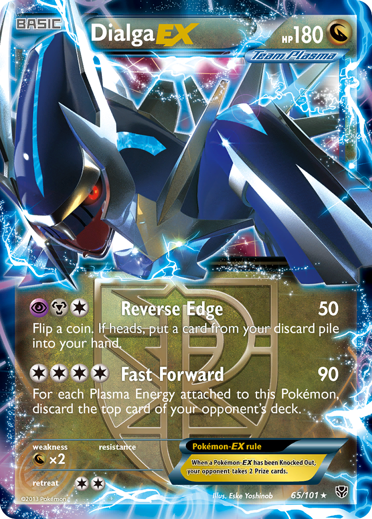 Dialga EX (65/101) [Black & White: Plasma Blast] | The Time Vault CA