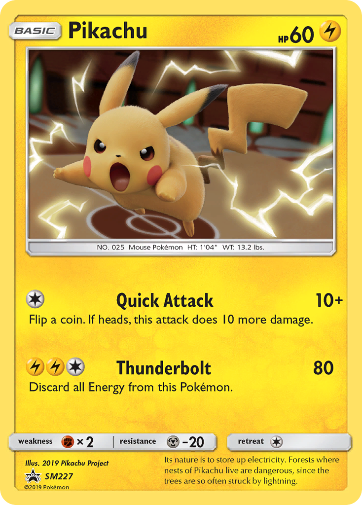 Pikachu (SM227) [Sun & Moon: Black Star Promos] | The Time Vault CA