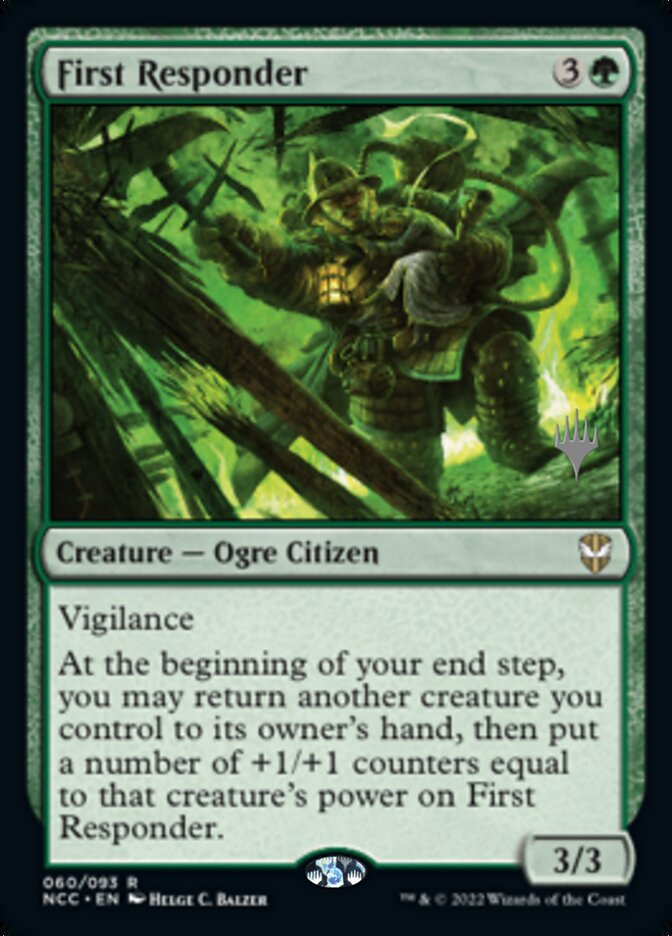 First Responder (Promo Pack) [Streets of New Capenna Commander Promos] | The Time Vault CA