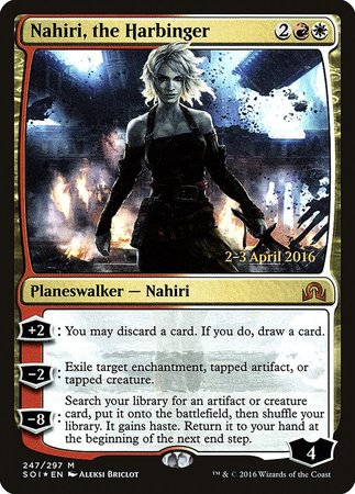 Nahiri, the Harbinger [Shadows over Innistrad Promos] | The Time Vault CA