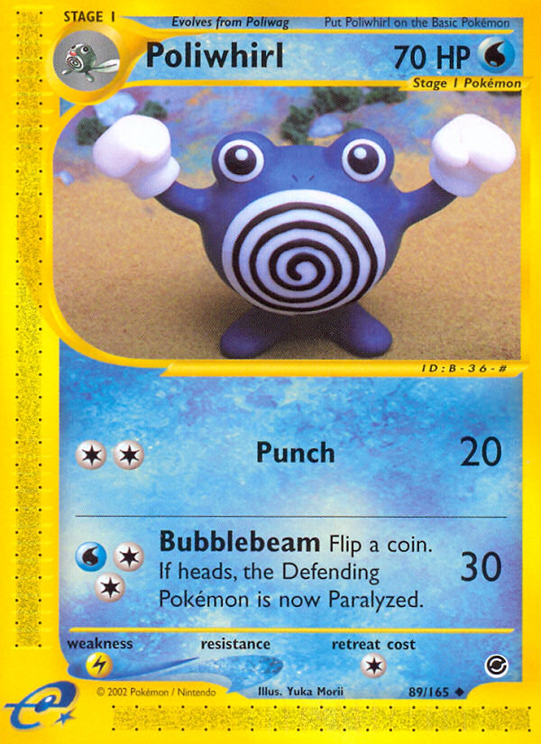 Poliwhirl (89/165) [Expedition: Base Set] | The Time Vault CA