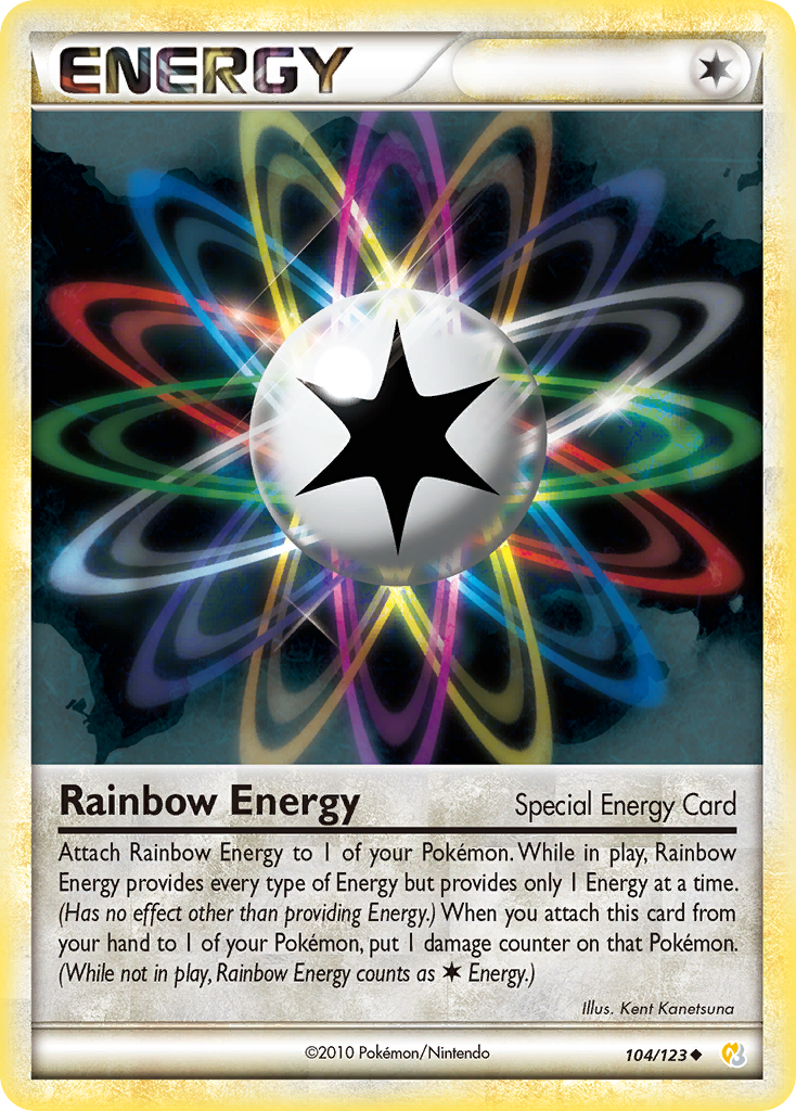 Rainbow Energy (104/123) [HeartGold & SoulSilver: Base Set] | The Time Vault CA