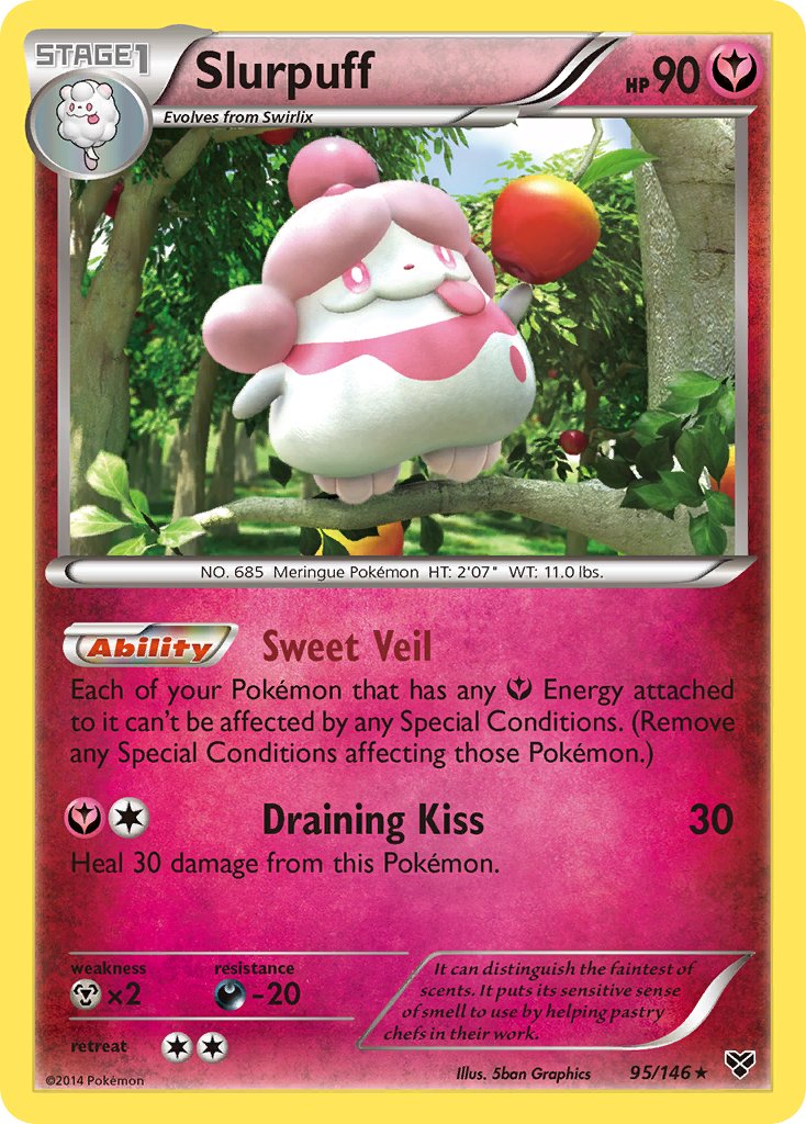 Slurpuff (95/146) (Theme Deck Exclusive) [XY: Base Set] | The Time Vault CA