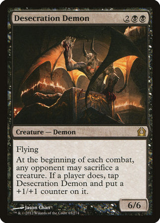 Desecration Demon [Return to Ravnica] | The Time Vault CA