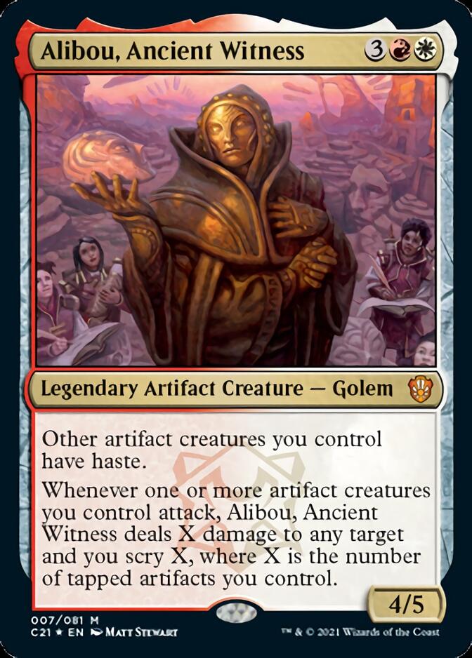 Alibou, Ancient Witness [Commander 2021] | The Time Vault CA