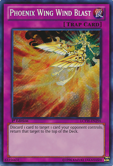 Phoenix Wing Wind Blast [LCYW-EN298] Secret Rare | The Time Vault CA