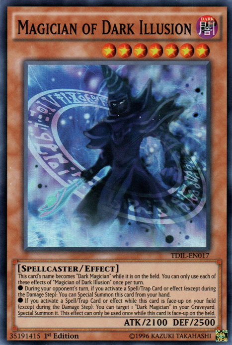 Magician of Dark Illusion [TDIL-EN017] Super Rare | The Time Vault CA