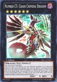 Number C5: Chaos Chimera Dragon [DRLG-EN043] Super Rare | The Time Vault CA