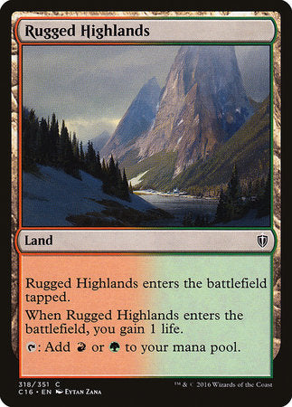 Rugged Highlands [Commander 2016] | The Time Vault CA