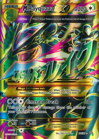 M Rayquaza EX (98/98) (Jumbo Card) [XY: Ancient Origins] | The Time Vault CA