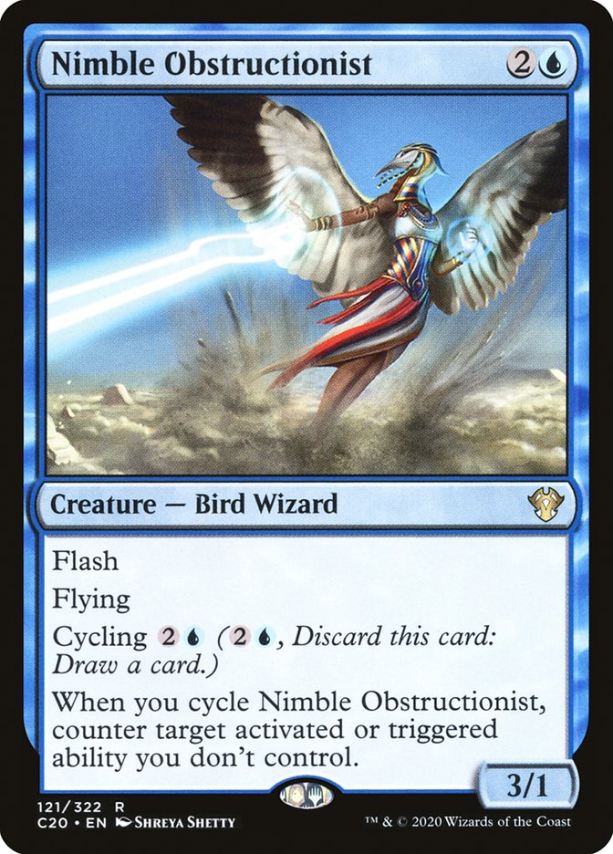 Nimble Obstructionist [Commander 2020] | The Time Vault CA