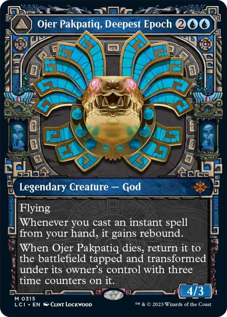 Ojer Pakpatiq, Deepest Epoch // Temple of Cyclical Time (Showcase) [The Lost Caverns of Ixalan] | The Time Vault CA