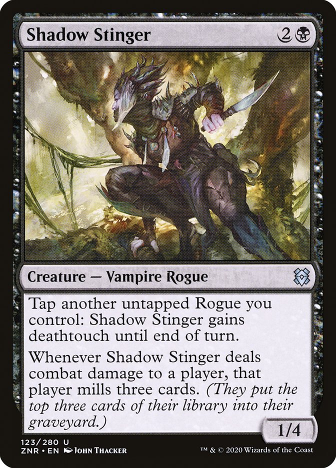 Shadow Stinger [Zendikar Rising] | The Time Vault CA