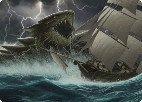 Dragon Turtle Art Card [Dungeons & Dragons: Adventures in the Forgotten Realms Art Series] | The Time Vault CA