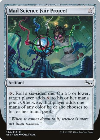 Mad Science Fair Project [Unstable] | The Time Vault CA