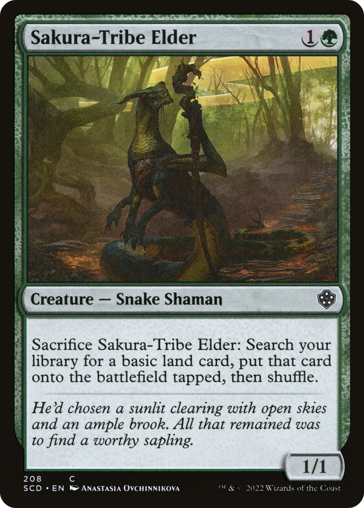 Sakura-Tribe Elder [Starter Commander Decks] | The Time Vault CA