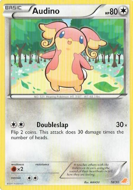 Audino (18/30) [Black & White: Trainer Kit - Excadrill] | The Time Vault CA