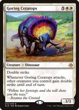 Goring Ceratops [Ixalan] | The Time Vault CA