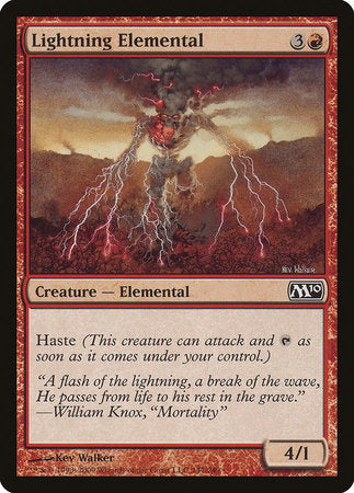 Lightning Elemental [Magic 2010] | The Time Vault CA